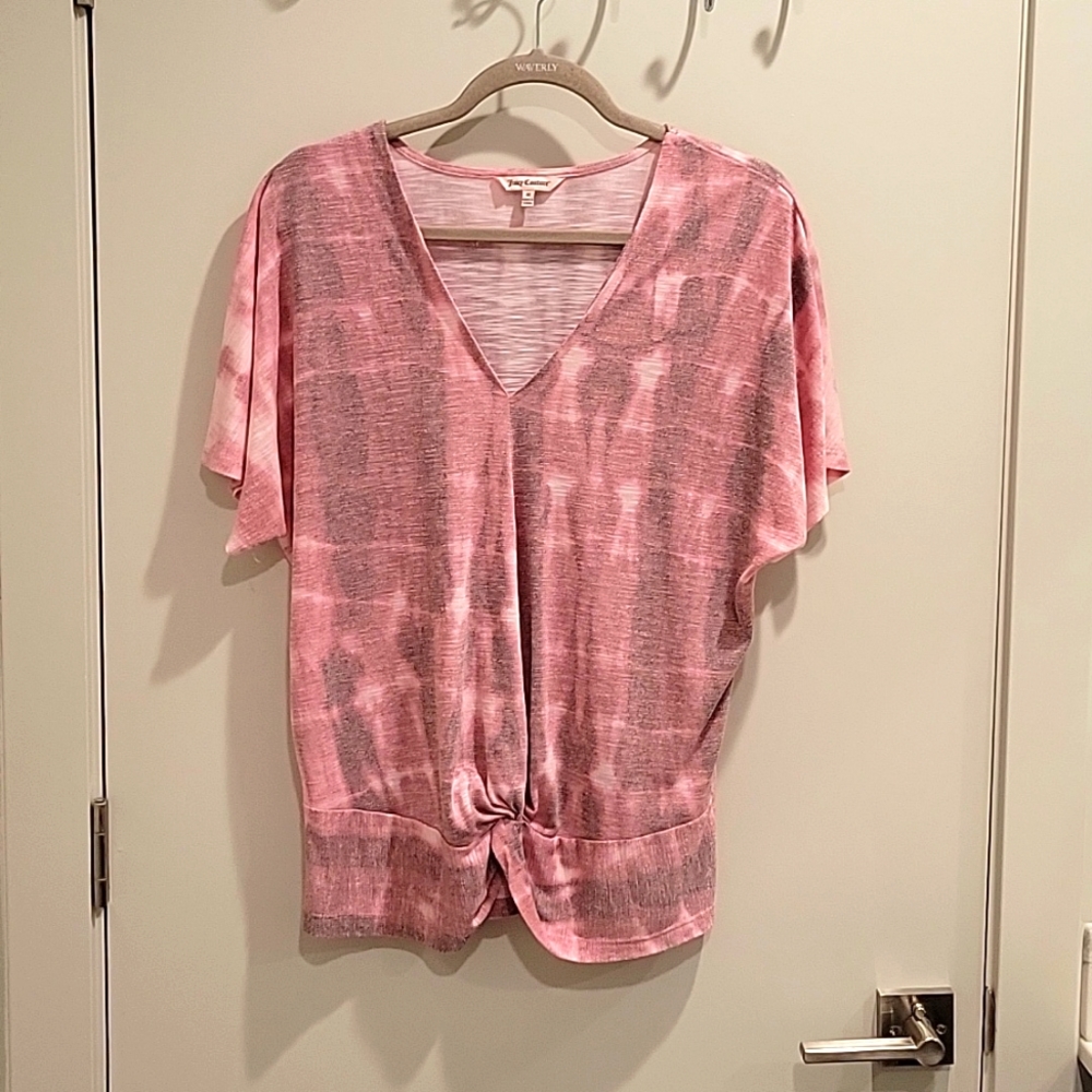 Juicy Couture twist front blouse